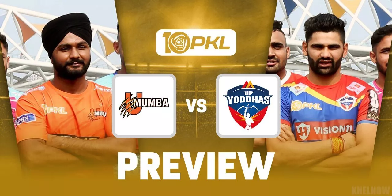 Pkl U Mumba Vs Up Yoddhas Predicted Team News Telecast Head