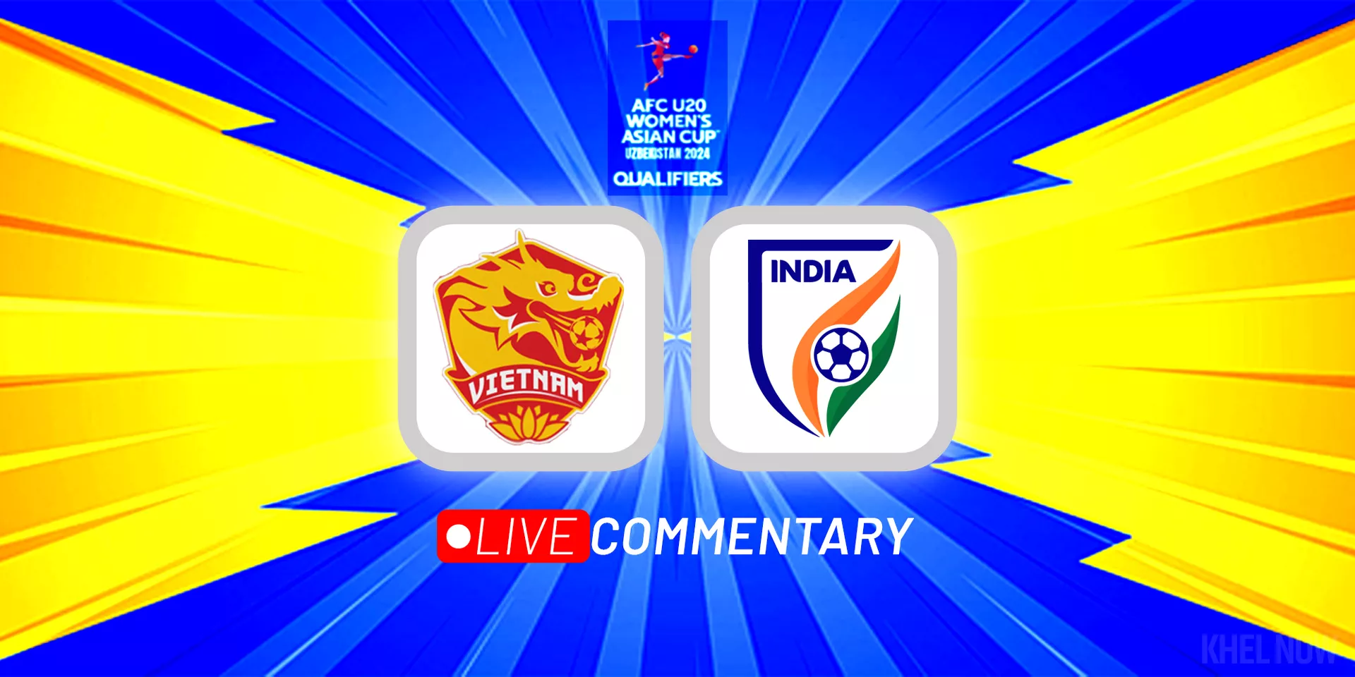 AFC U 20 Womens Asian Cup Qualifiers Vietnam Vs India Live