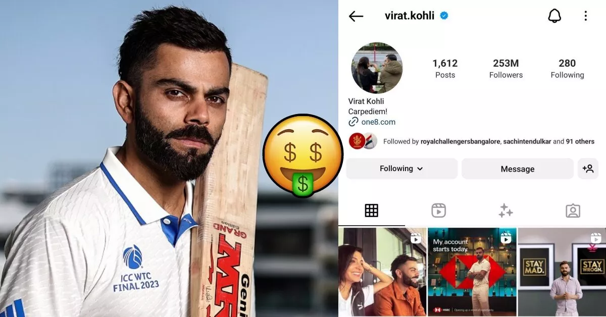 How Much Does Virat Kohli Charge Per Post On Instagram