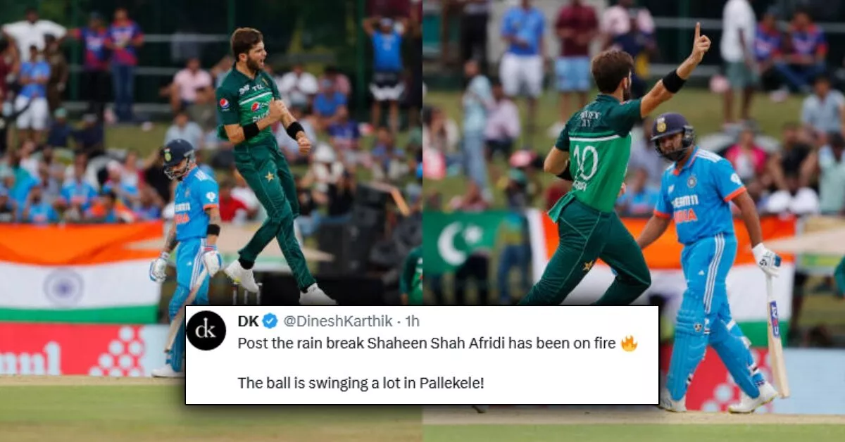 Asia Cup 2023 Twitter Goes Crazy As Shaheen Afridi Destroys Indian Top