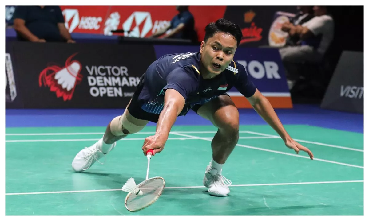 Anthony Sinisuka Ginting breaks interesting Denmark Open drought