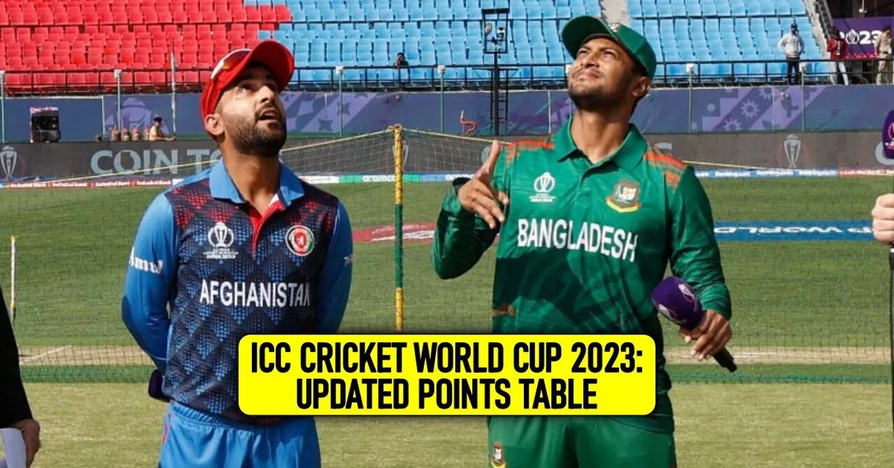 ICC Cricket World Cup 2023: Points Table, Most Runs, Most Wickets After ...