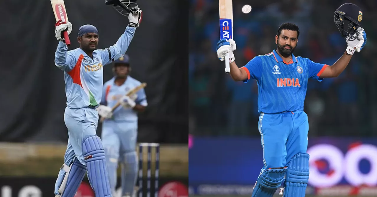 Top 5 fastest centuries (100) by Indian batsmen in ICC Cricket World Cup