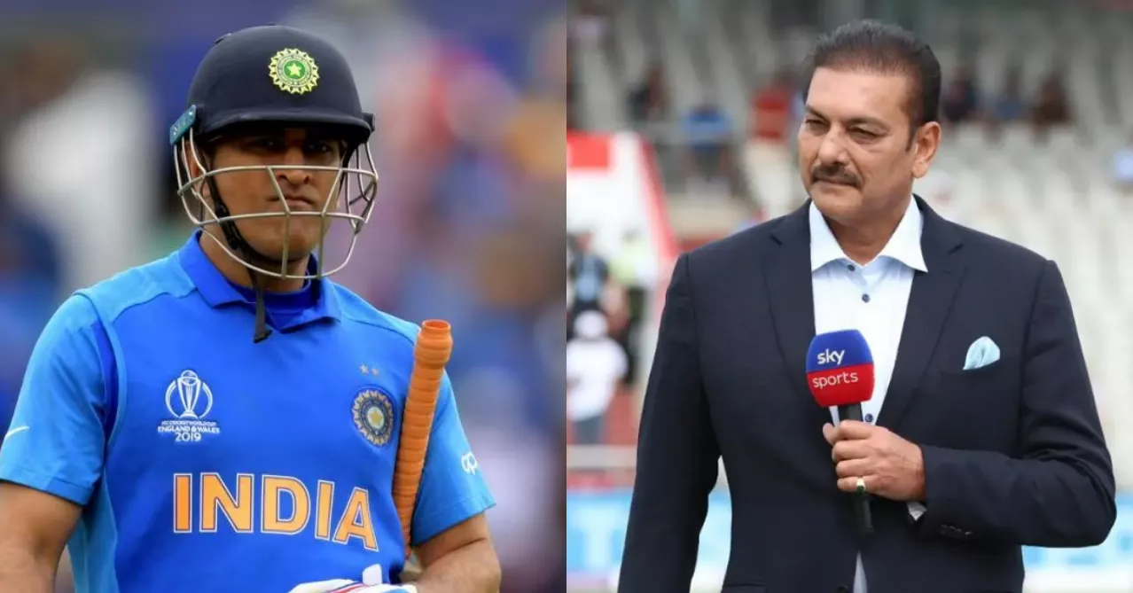 “Even the great man MS Dhoni shed a tear”- Ravi Shastri reveals team ...