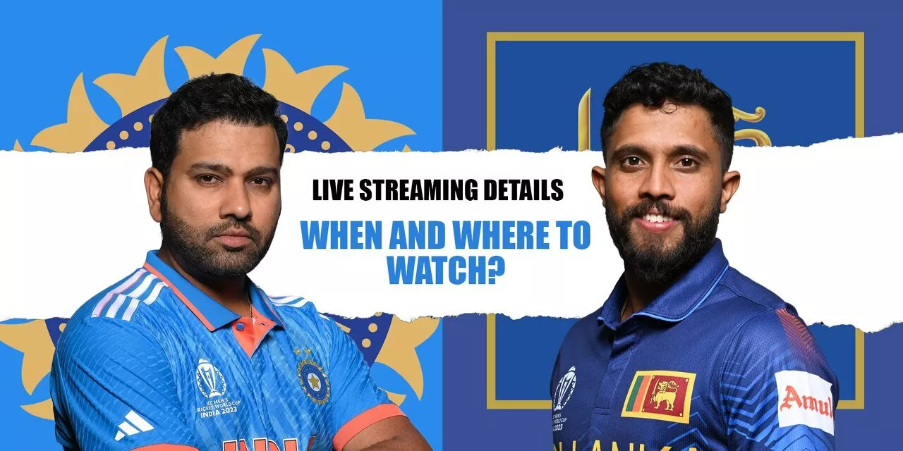 IND Vs SL: Live Streaming Details, When And Where To Watch ICC Cricket ...