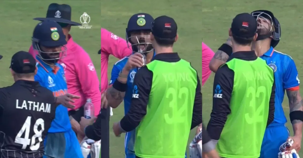 Watch Virat Kohli drinks water from New Zealand players during IND vs
