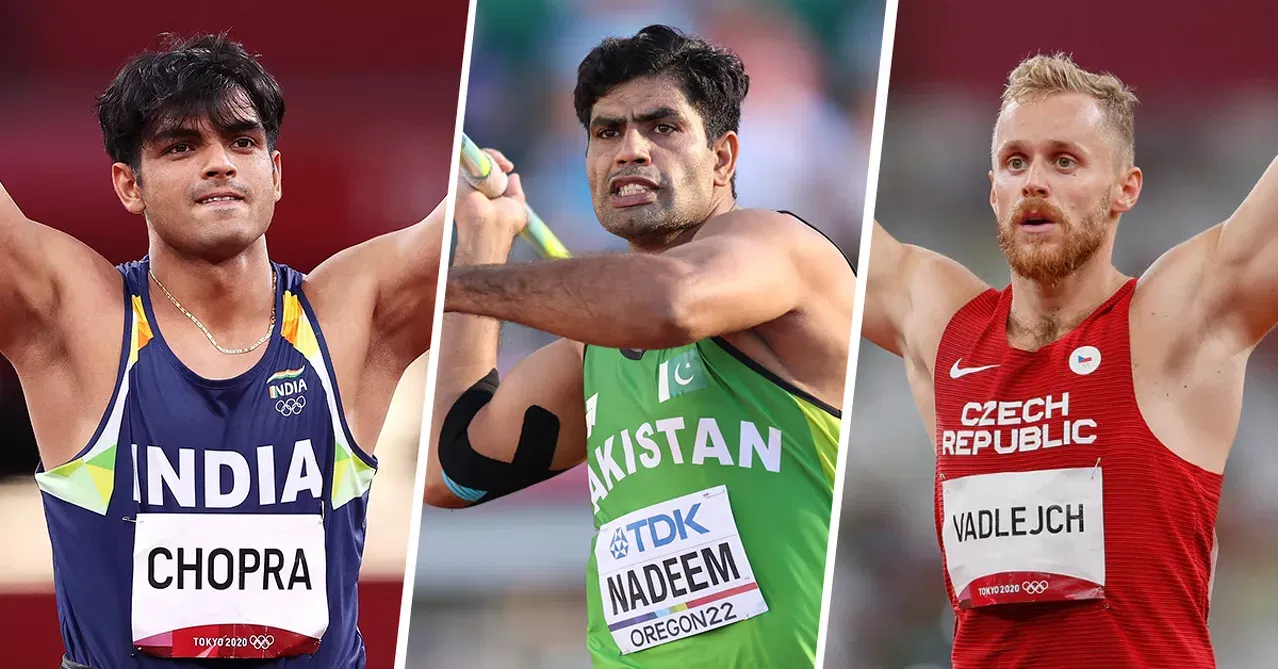 Top five javelin throws in 2023