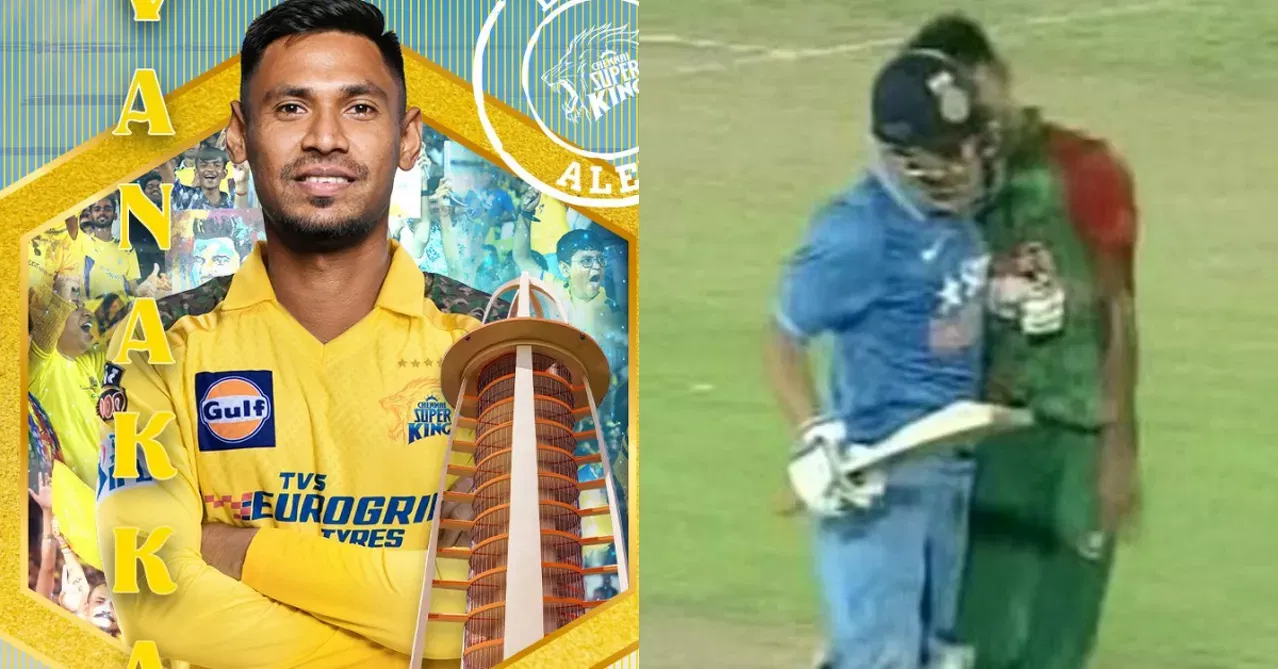 Watch Old video of MS Dhoni pushing Mustafizur Rahman goes viral after