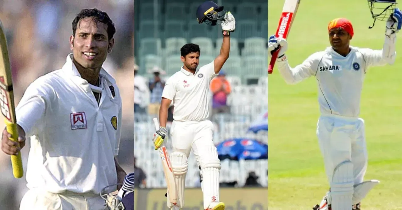 Top 5 highest individual scores by Indian batsmen in Test cricket