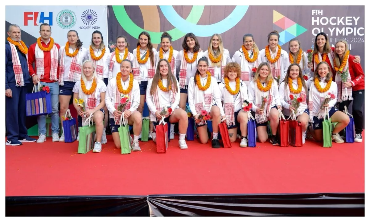 Fih Hockey Olympic Qualifiers 2024 Ranchi Lenna Nicolle