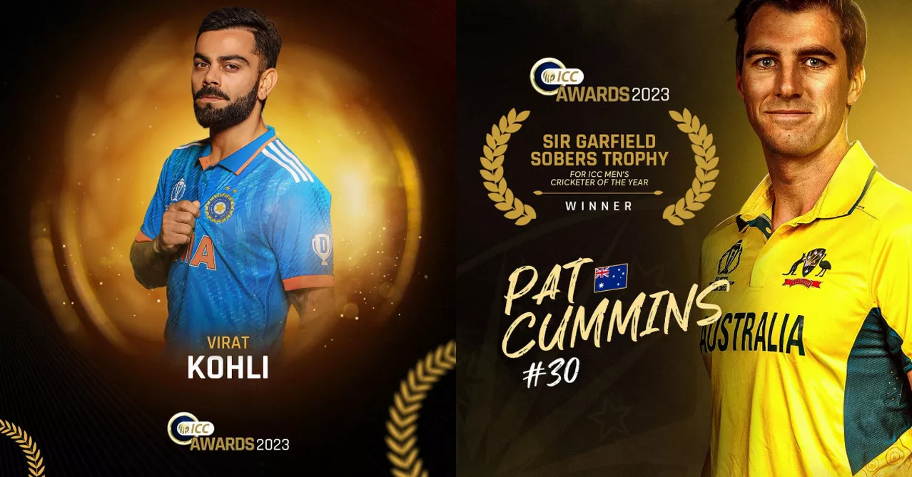 ICC announces final set of ICC Awards 2023 winners Ft. Virat Kohli, Pat