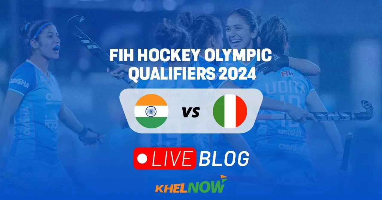 India vs Italy Highlights Women's FIH Hockey Olympic Qualifiers 2024