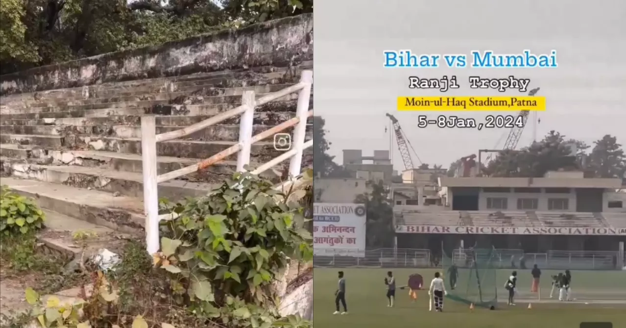 Watch Shocking Visuals Of Moin Ul Haq Stadium In Patna Venue For Ranji Trophy 2023 24 Match 6838