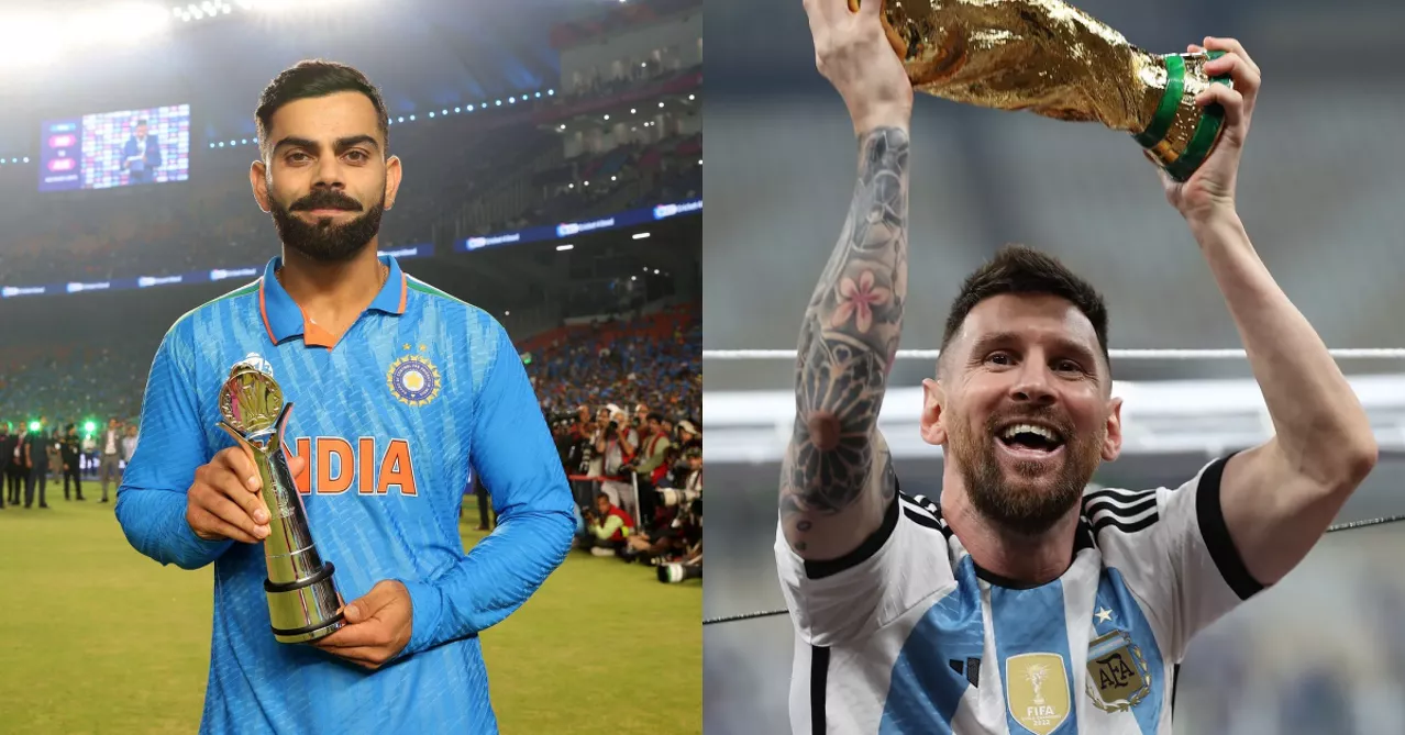 Virat Kohli wins Pubity Male Athlete Of The Year Award beating Lionel Messi