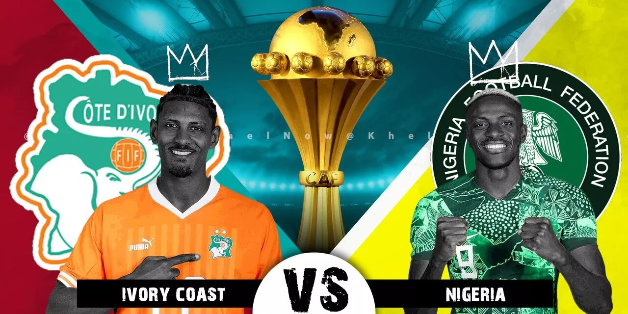 Nigeria Vs Ivory Coast Afcon Finals - Image To U