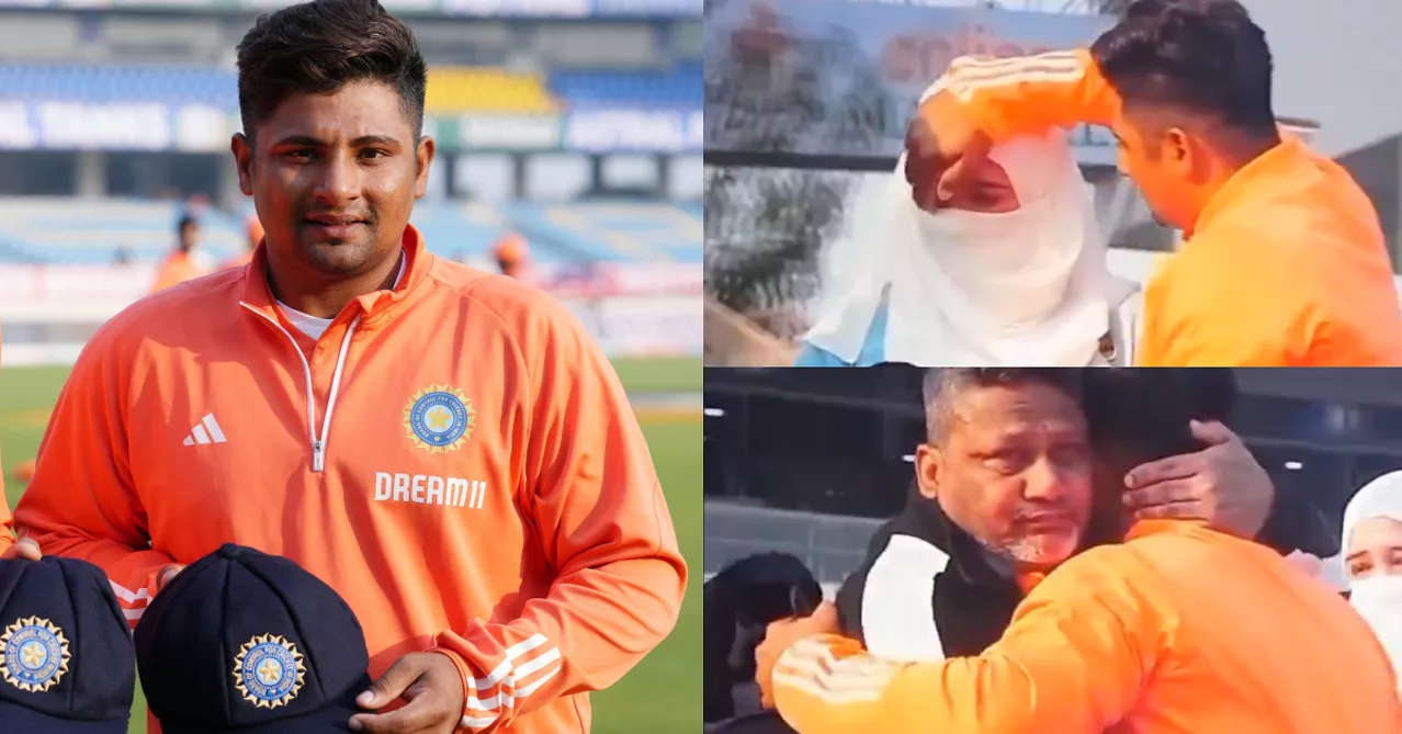 IND Vs ENG: Watch - Sarfaraz Khan's Father And Wife Get Emotional As ...