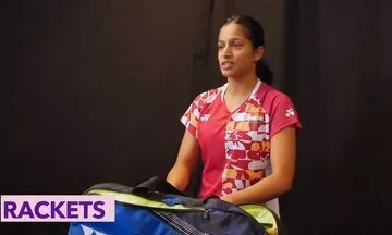 I bring six to seven” - Indian shuttler Gayatri Gopichand gives a tour of  her kit bag. [Watch Video]