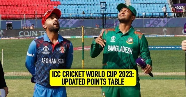 ICC Cricket World Cup 2023: Points Table, Most Runs, Most Wickets after  match 25, ENG vs SL