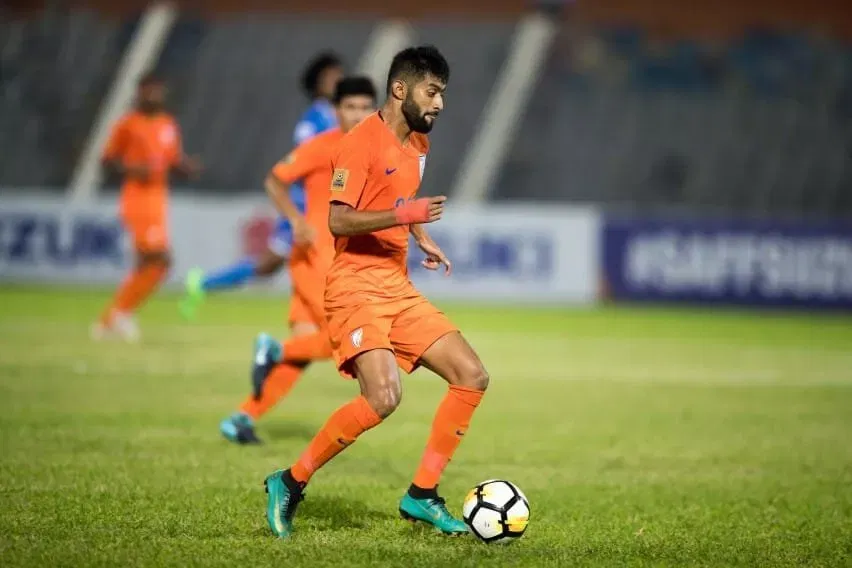 How can Indian football team line up for their international friendly against Tajikistan?