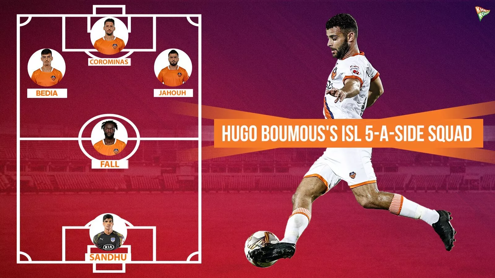 Hugo Boumous ISL 5-A-Side Squad