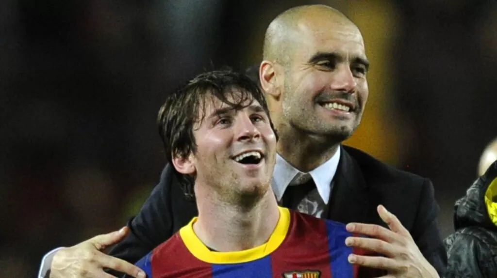 Pep Guardiola Lionel Messi