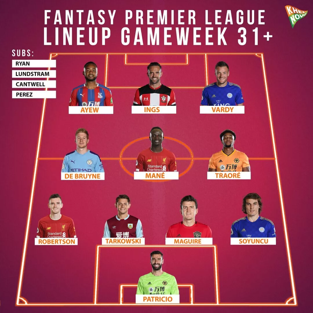 Fantasy Premier League GameWeek 31+
