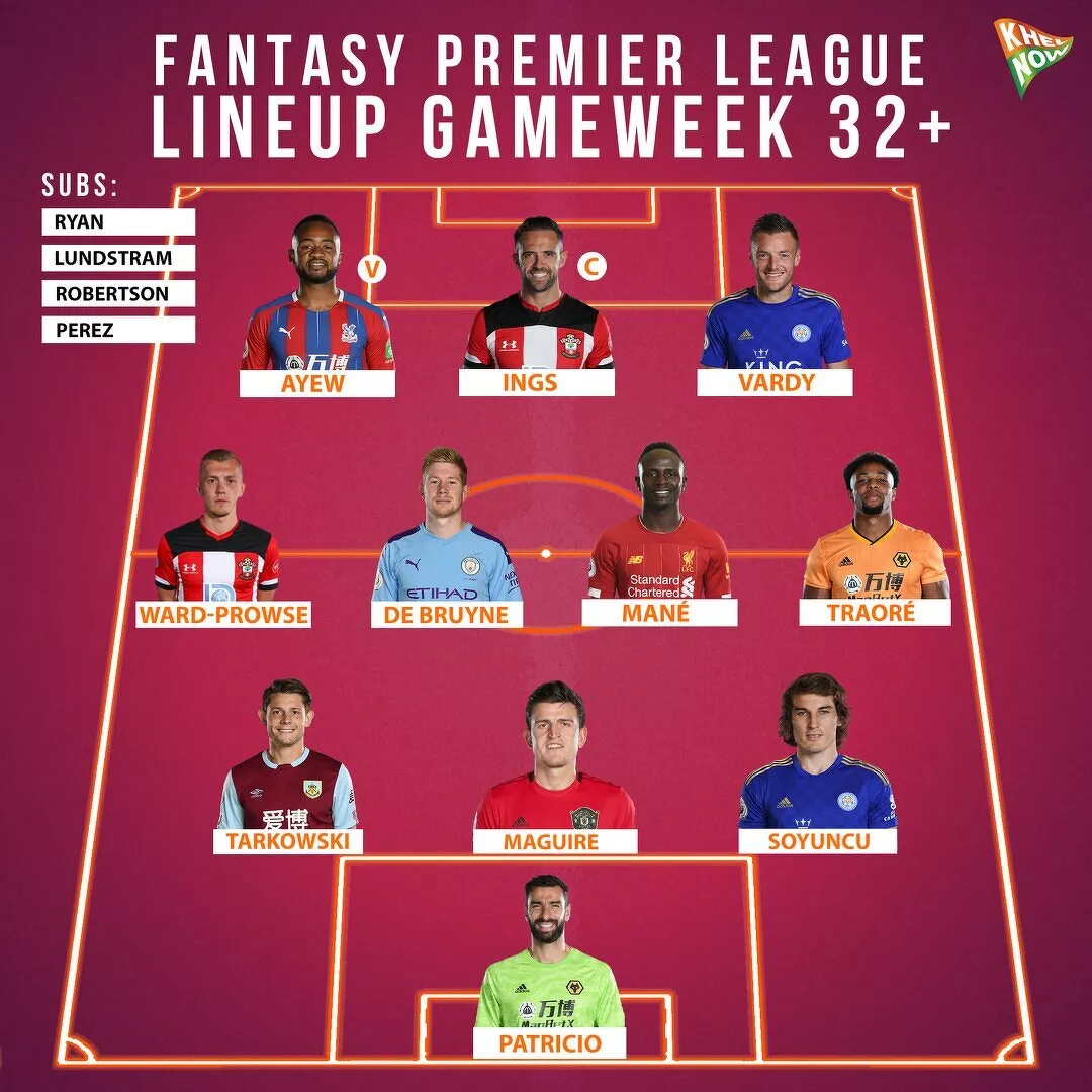 Fantasy Premier League GameWeek 32+