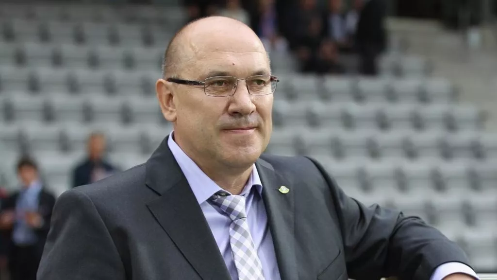 Belarus coach Georgy Kondratyev