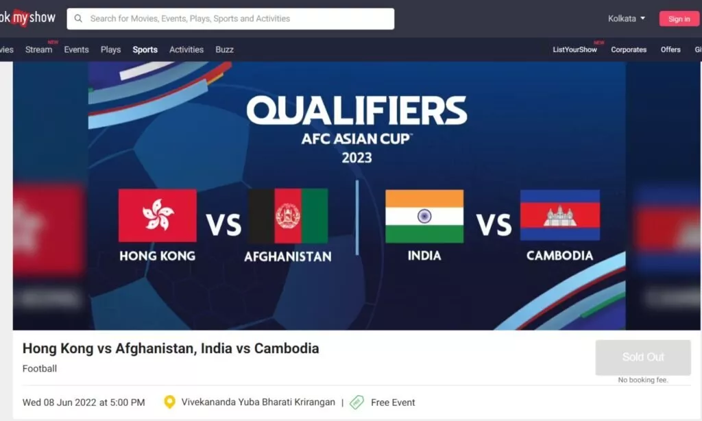AFC Asian Cup Qualifiers Tickets