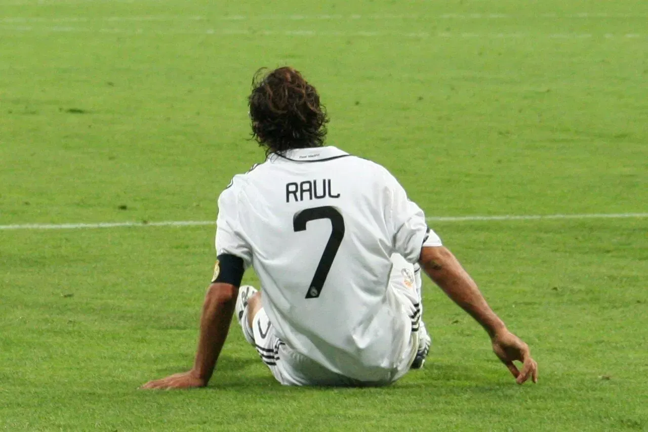 Raul González Real Madrid con Lal