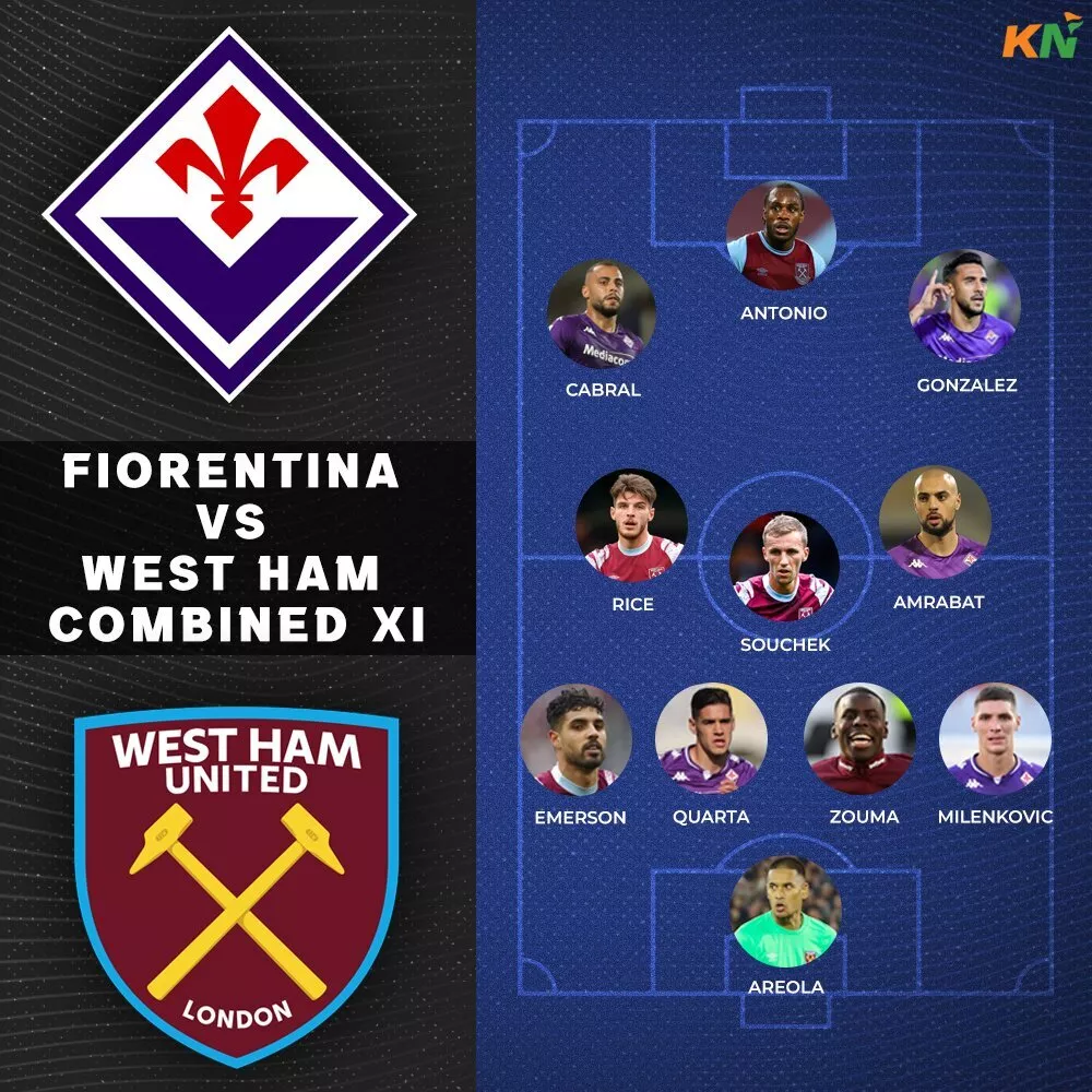 UECL 2022-23 Final: West Ham vs Fiorentina Combined XI