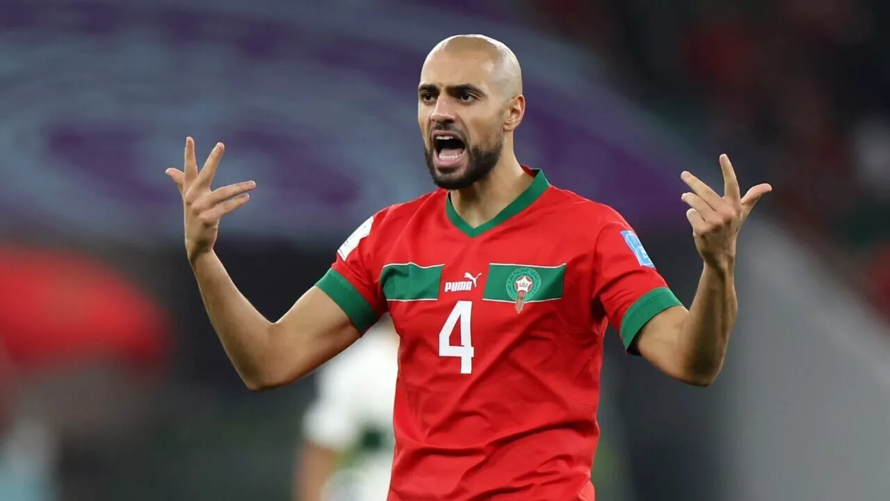 Sofyan Amrabat Manchester United Morocco