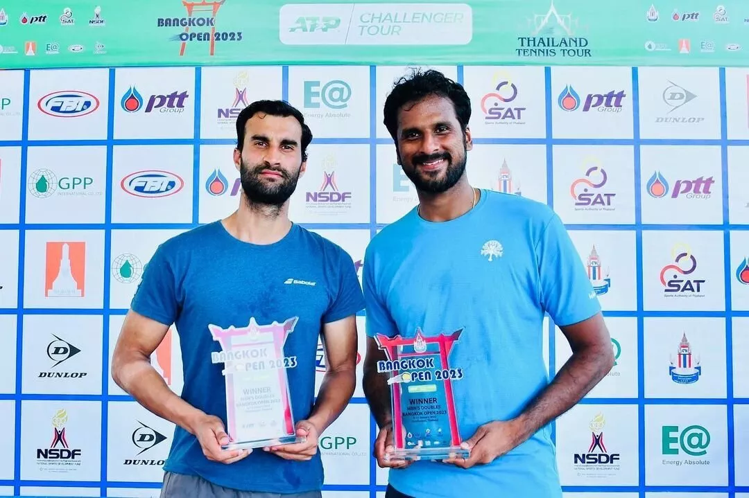 Yuki Bhambri and Saketh Myneni