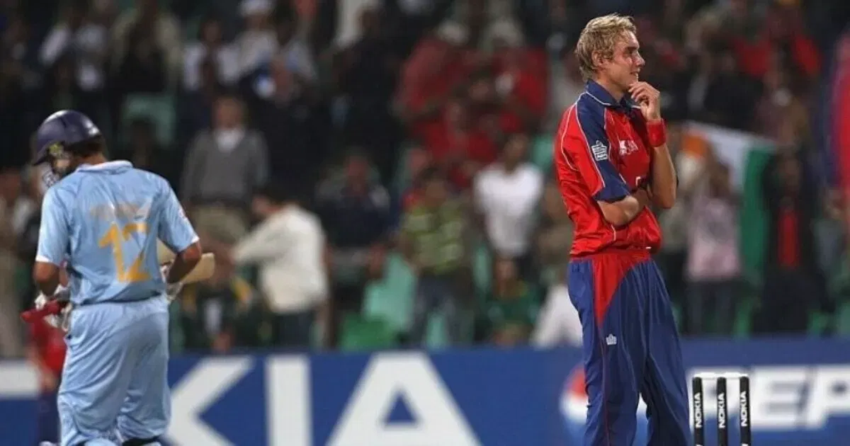 Yuvraj Singh, Stuart Broad