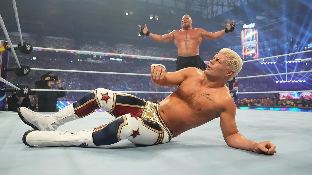 Brock Lesnar went offscript at SummerSlam 2023