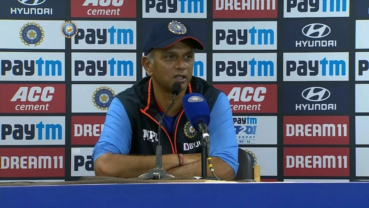 India head coach Rahul Dravid