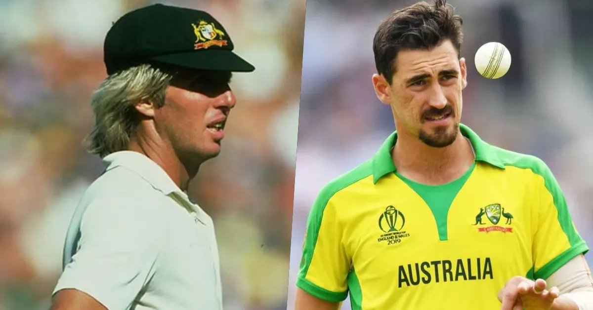 Jeff Thompson and Mitchell Starc