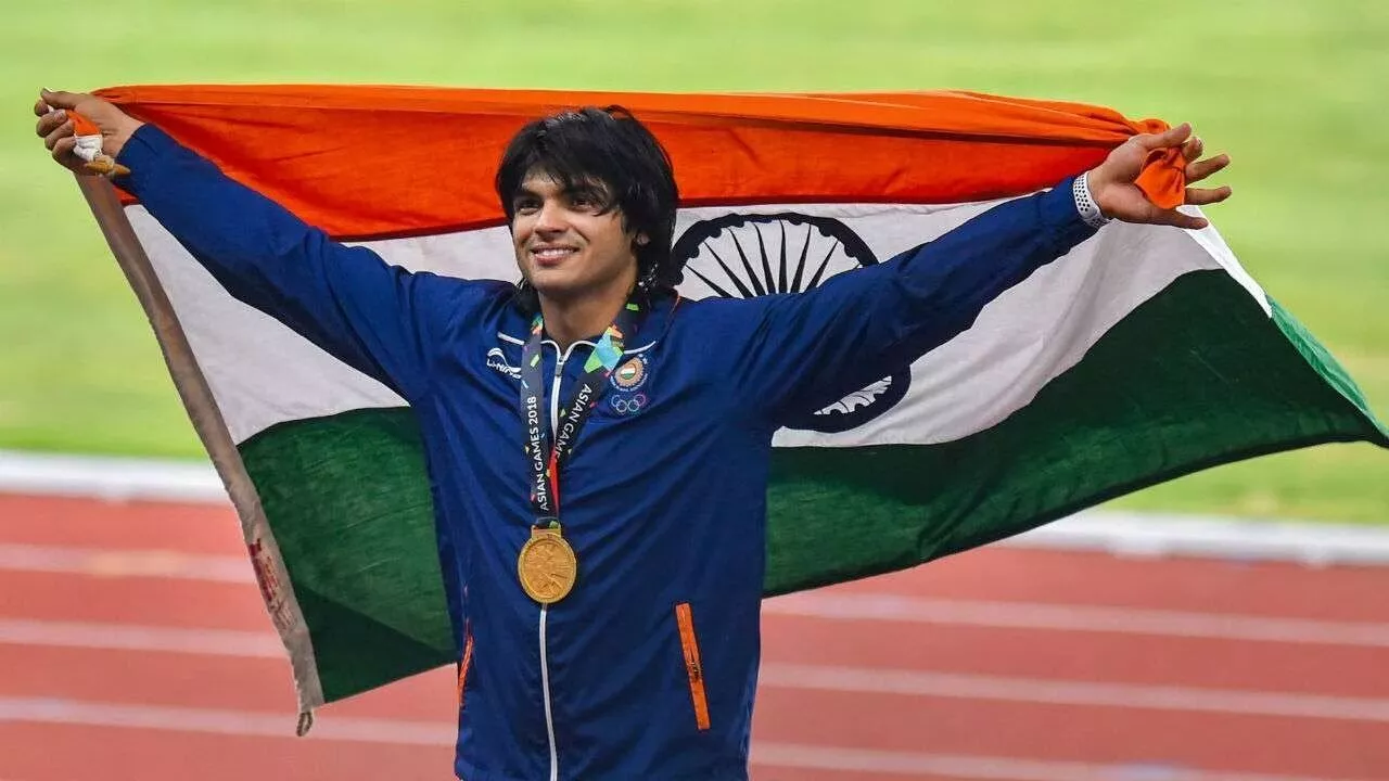 Neeraj Chopra won Gold medal at the Asian Games 2018