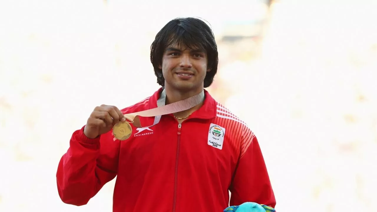 Neeraj Chopra won Gold medal at the Commonwealth Games 2018, Gold Coast
