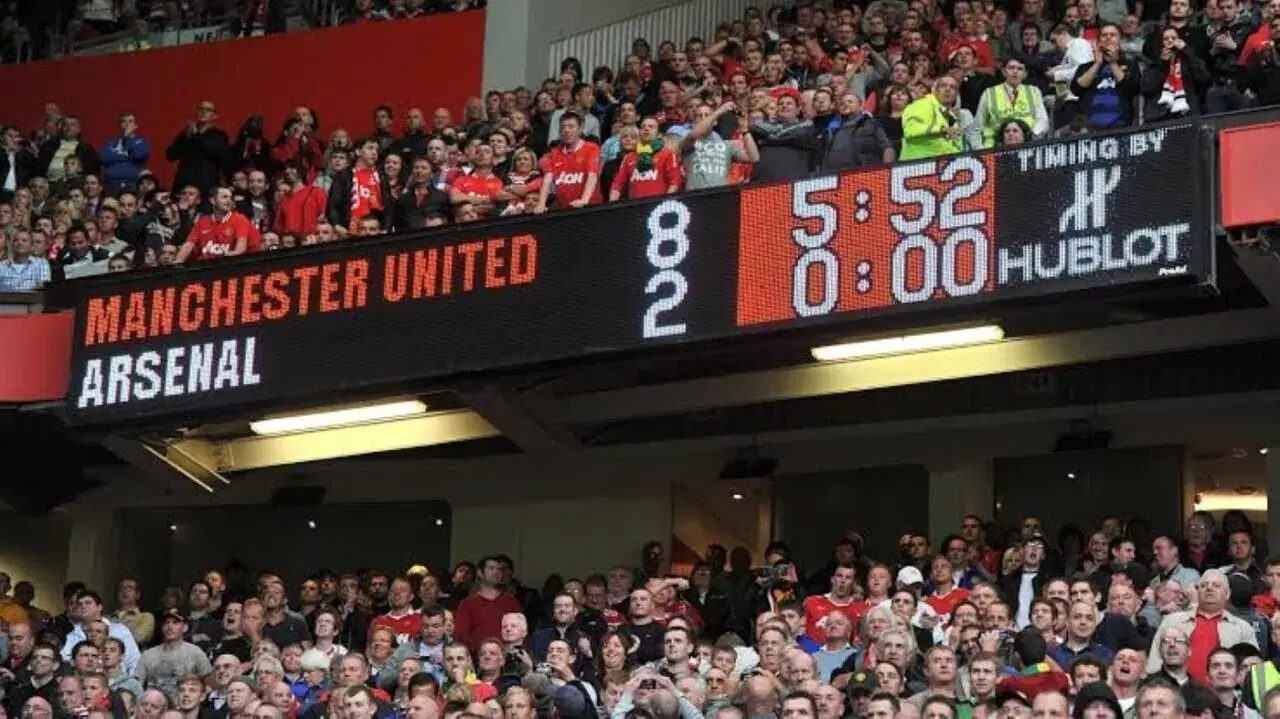 Premier League most goals manchester united