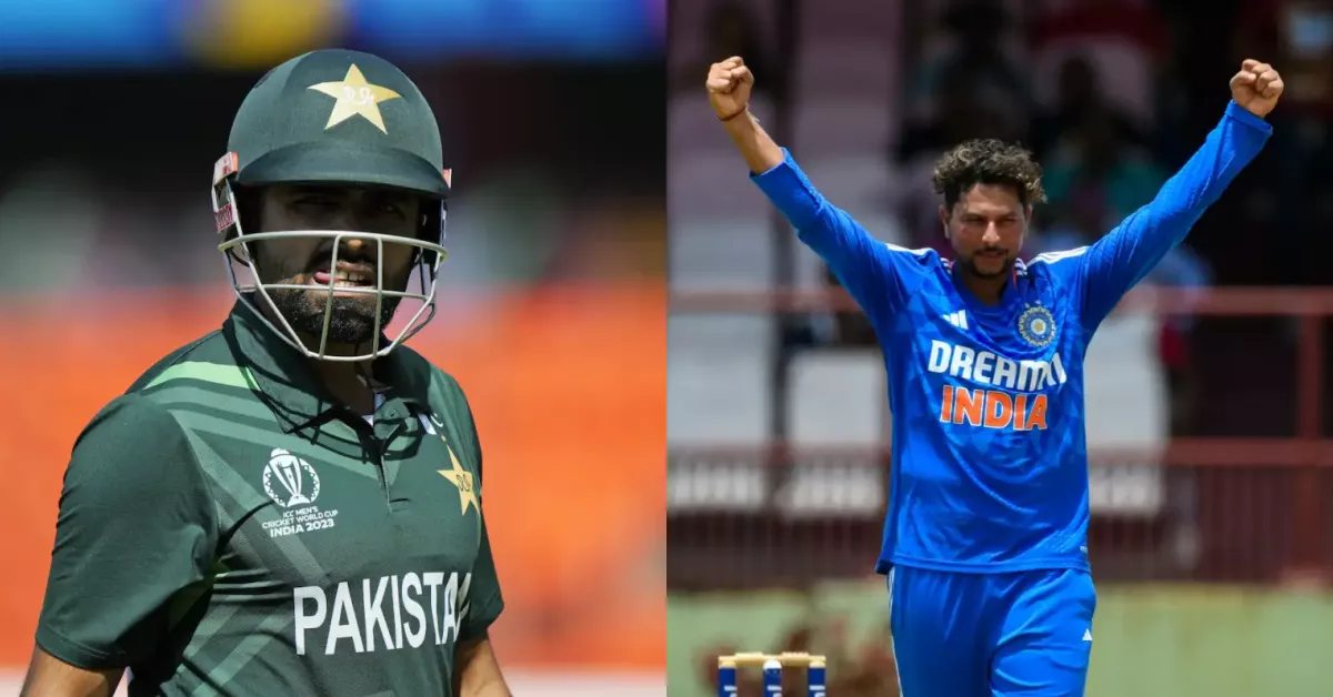 Babar Azam vs Kuldeep Yadav