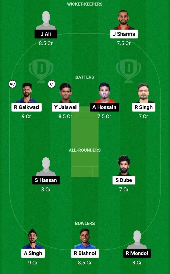 IND vs BAN Dream11 Team 1