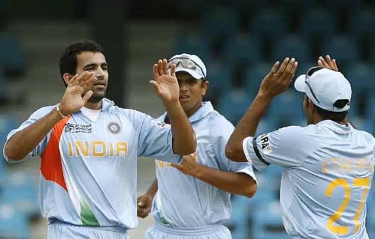 Indian Cricket Team jersey for ICC Cricket World Cup 2007