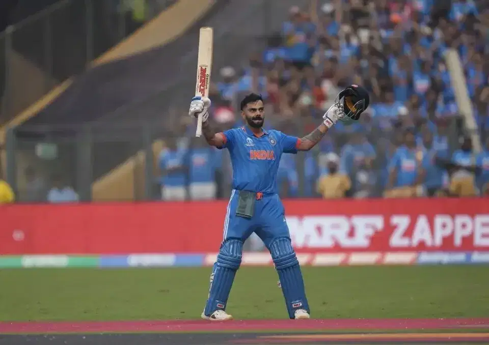 Broke Sachin Tendulkar's record of most runs in a single edition of ICC Cricket World Cup