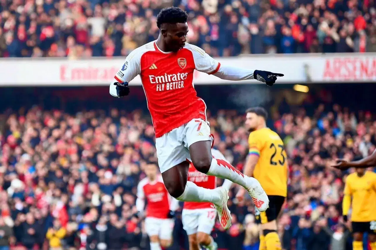 Bukayo Saka Arsenal Premier League