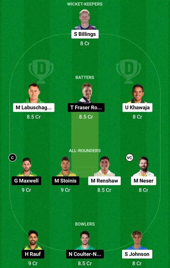 HEA vs STA Dream11 Team 1