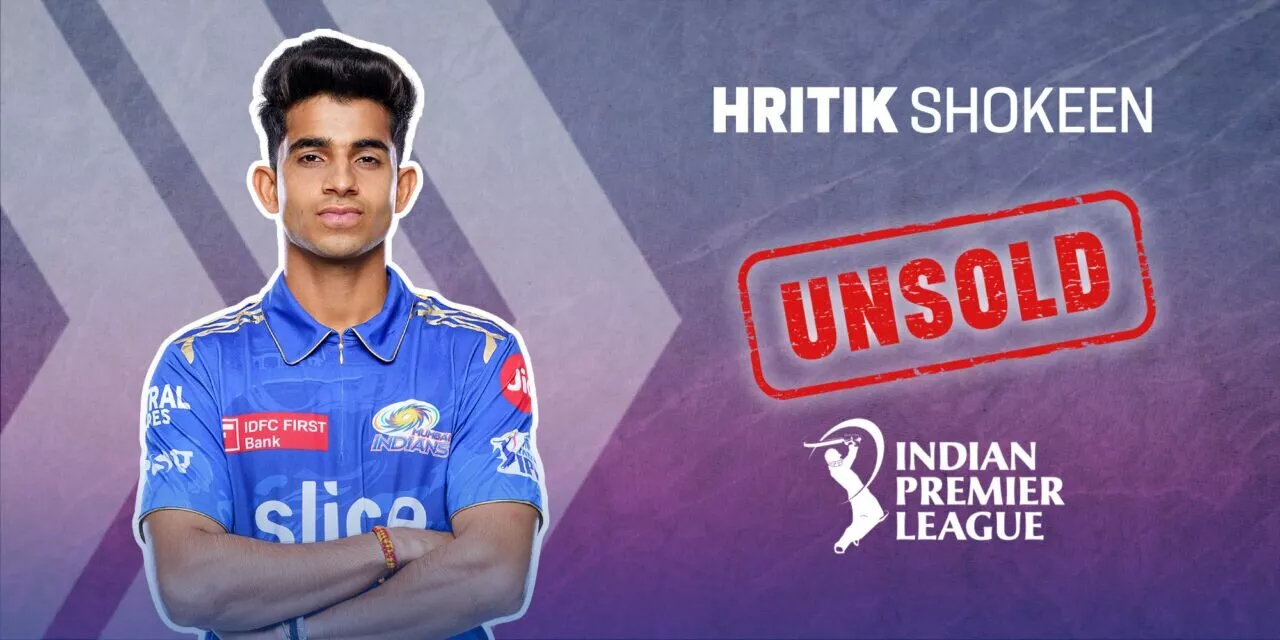 IPL 2024 auction, Hrithik Shokeen