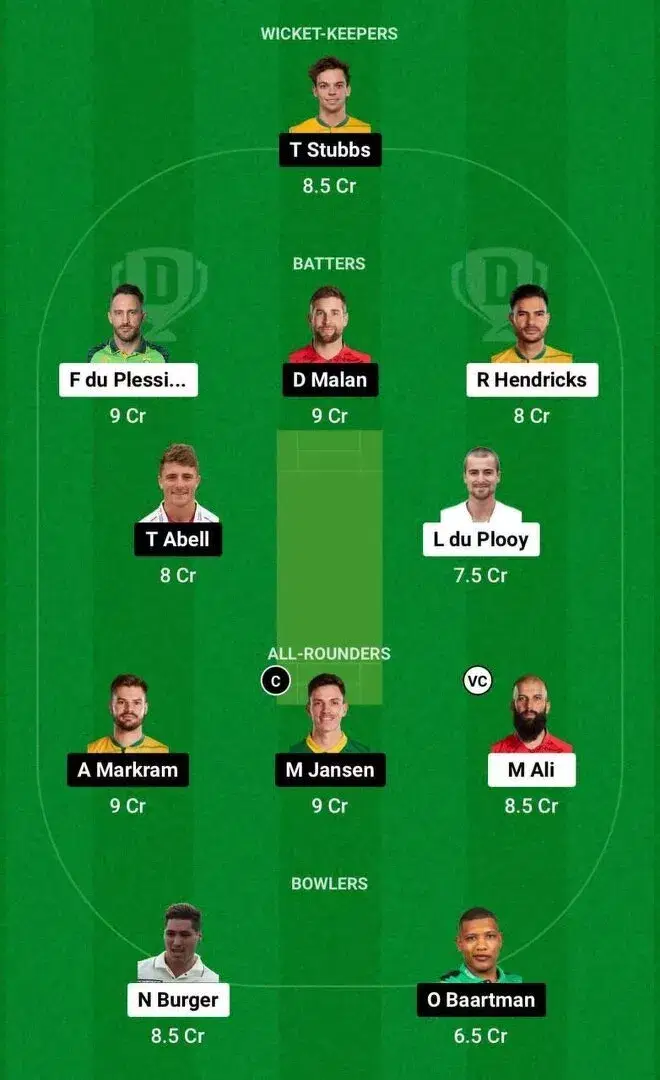 JSK vs SEC Dream11 Team 1