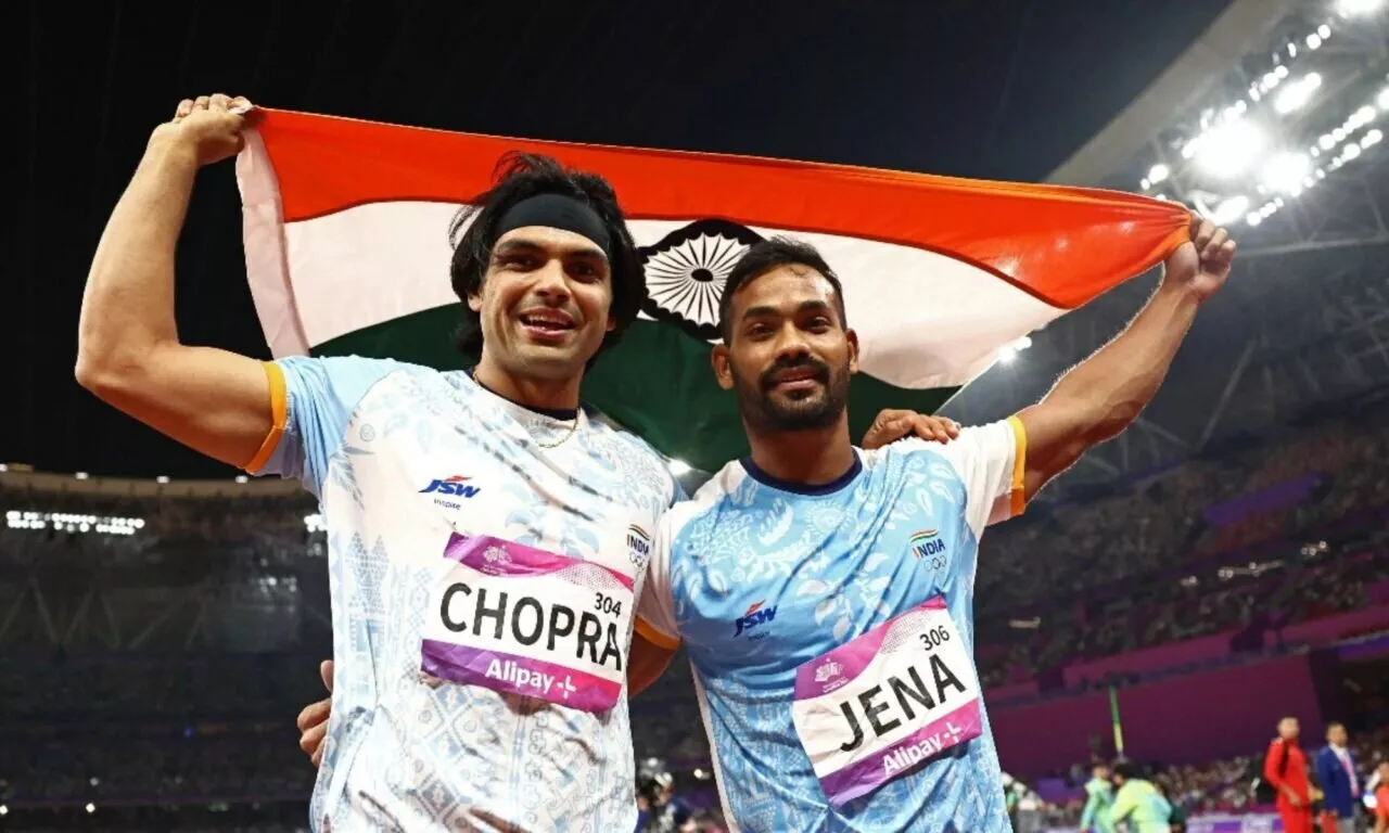 Neeraj Chopra and Kishore Jena