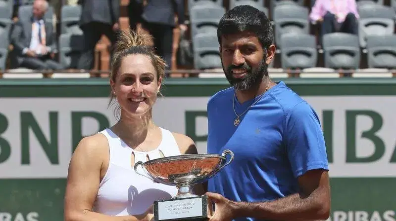 Rohan Bopanna and Gabriela Dabrowski French Open Title